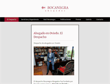 Tablet Screenshot of bocanegraabogados.com